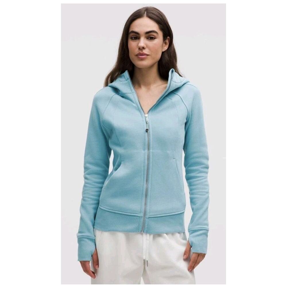 Lululemon Scuba Full-Zip Hoodie Washed Blue Size 8 2025 Version